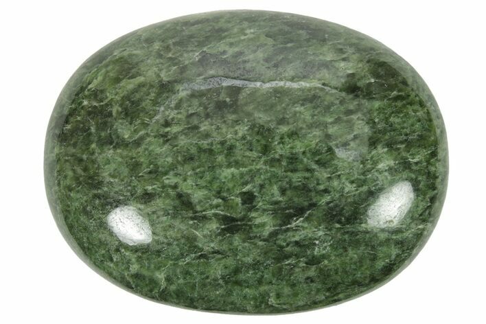 Polished Jade (Nephrite) Palm Stone - Afghanistan #220982